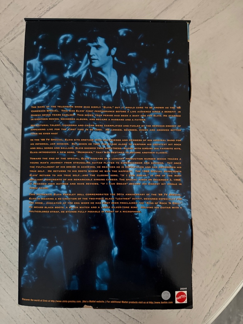The Elvis Presley Collection Doll 1998 Mattel. Brand New in the Original Box! - Picture 6 of 11